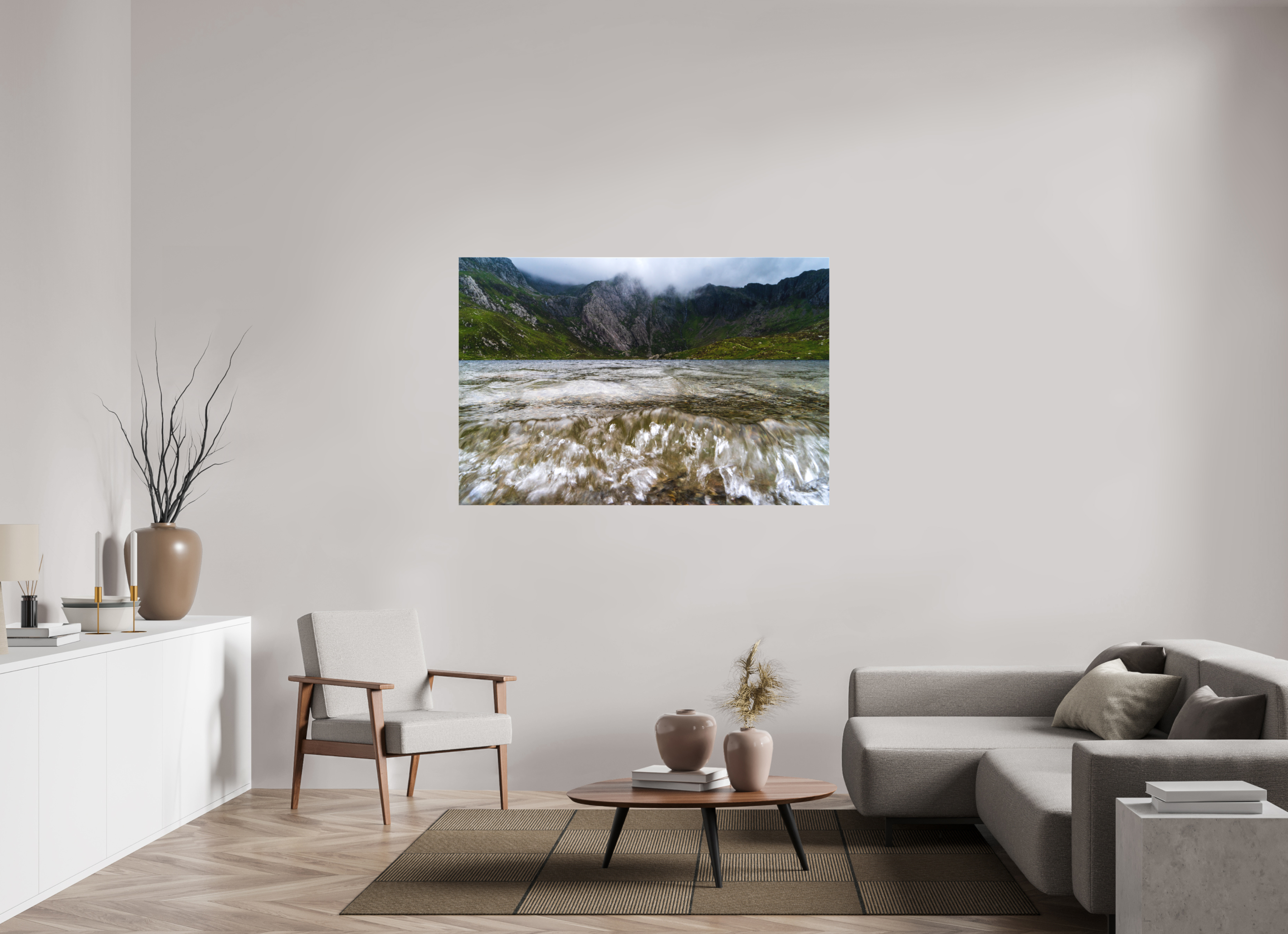 150 x 100 cm, landscape canvas Y Garn | Glyderau