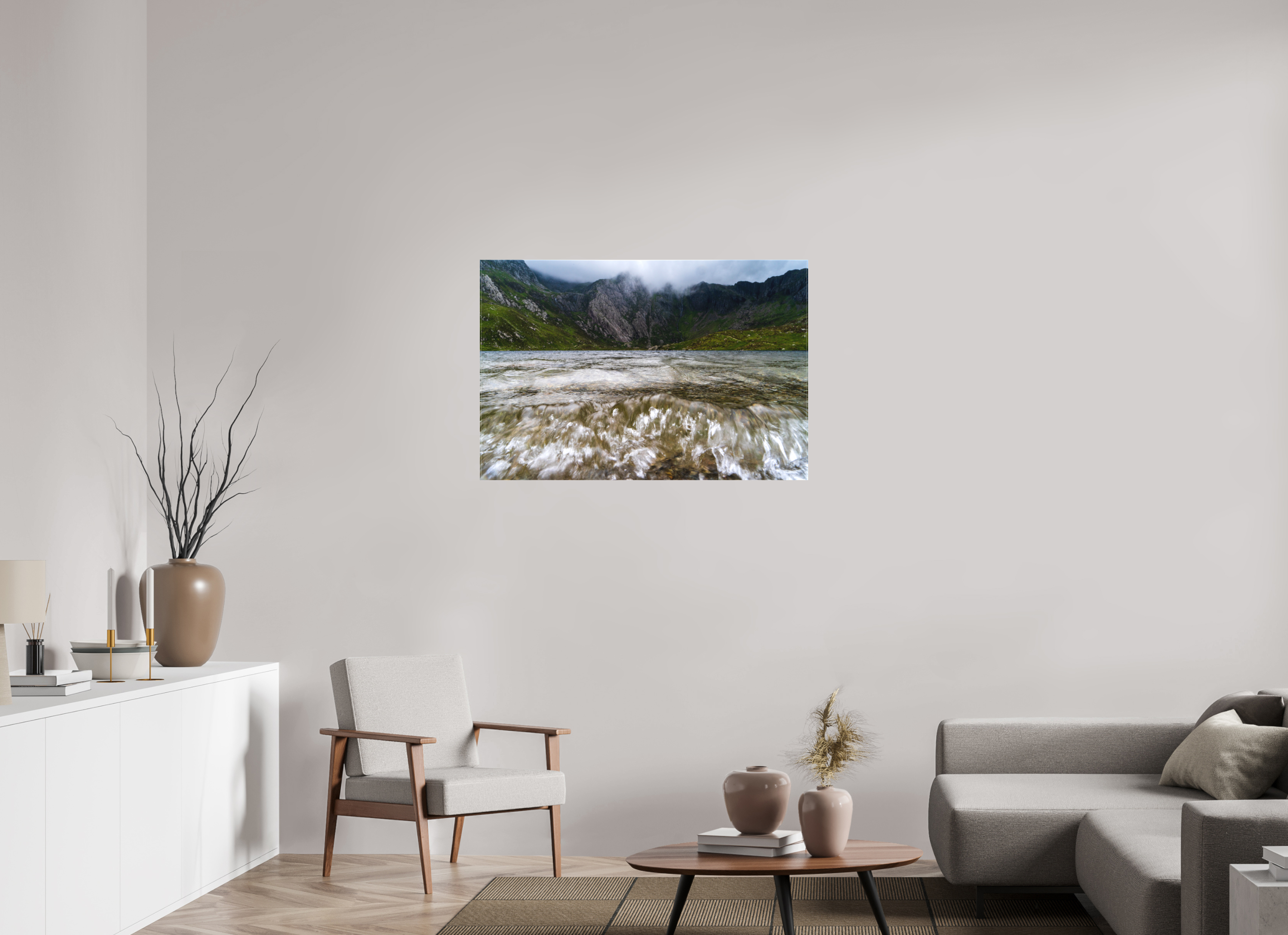 105 x 70 cm, landscape canvas Y Garn | Glyderau