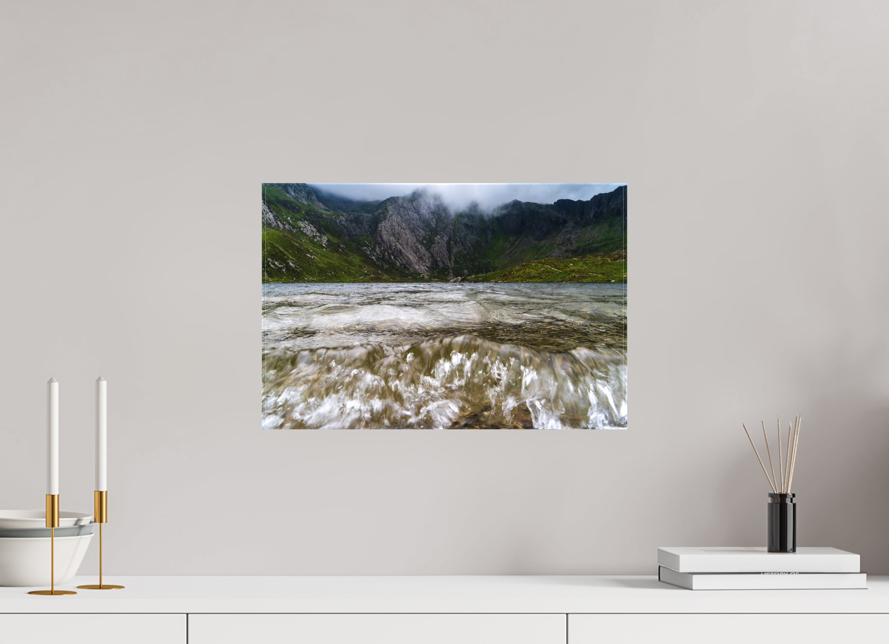 45 x 30 cm, landscape canvas Y Garn | Glyderau
