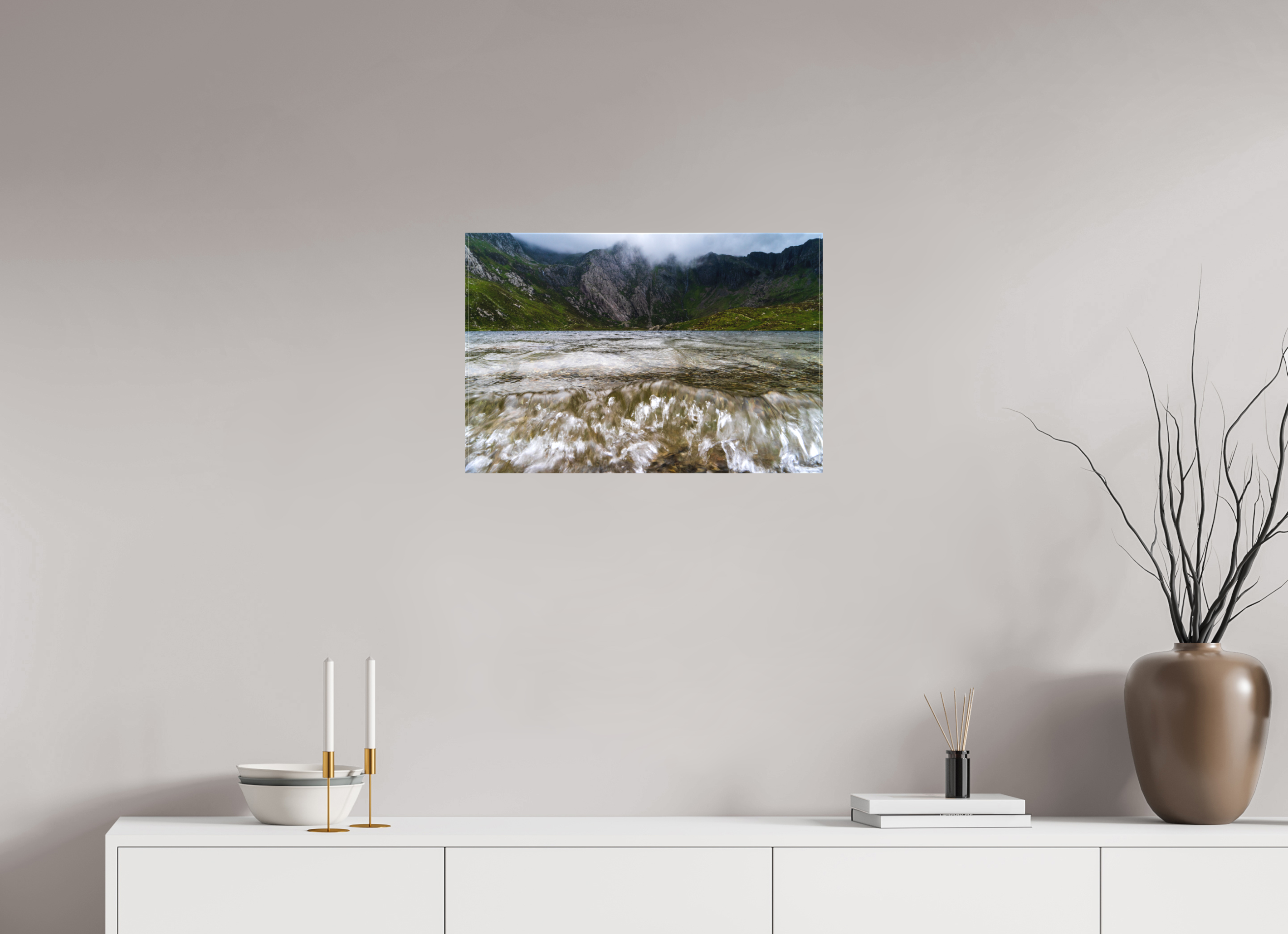 60 x 40 cm, landscape canvas Y Garn | Glyderau
