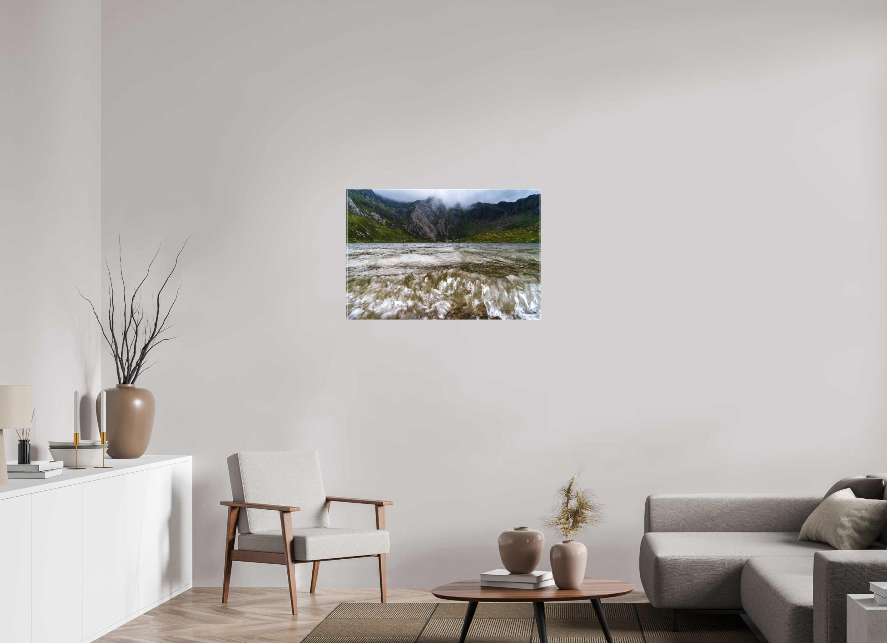 90 x 60 cm, landscape canvas Y Garn | Glyderau
