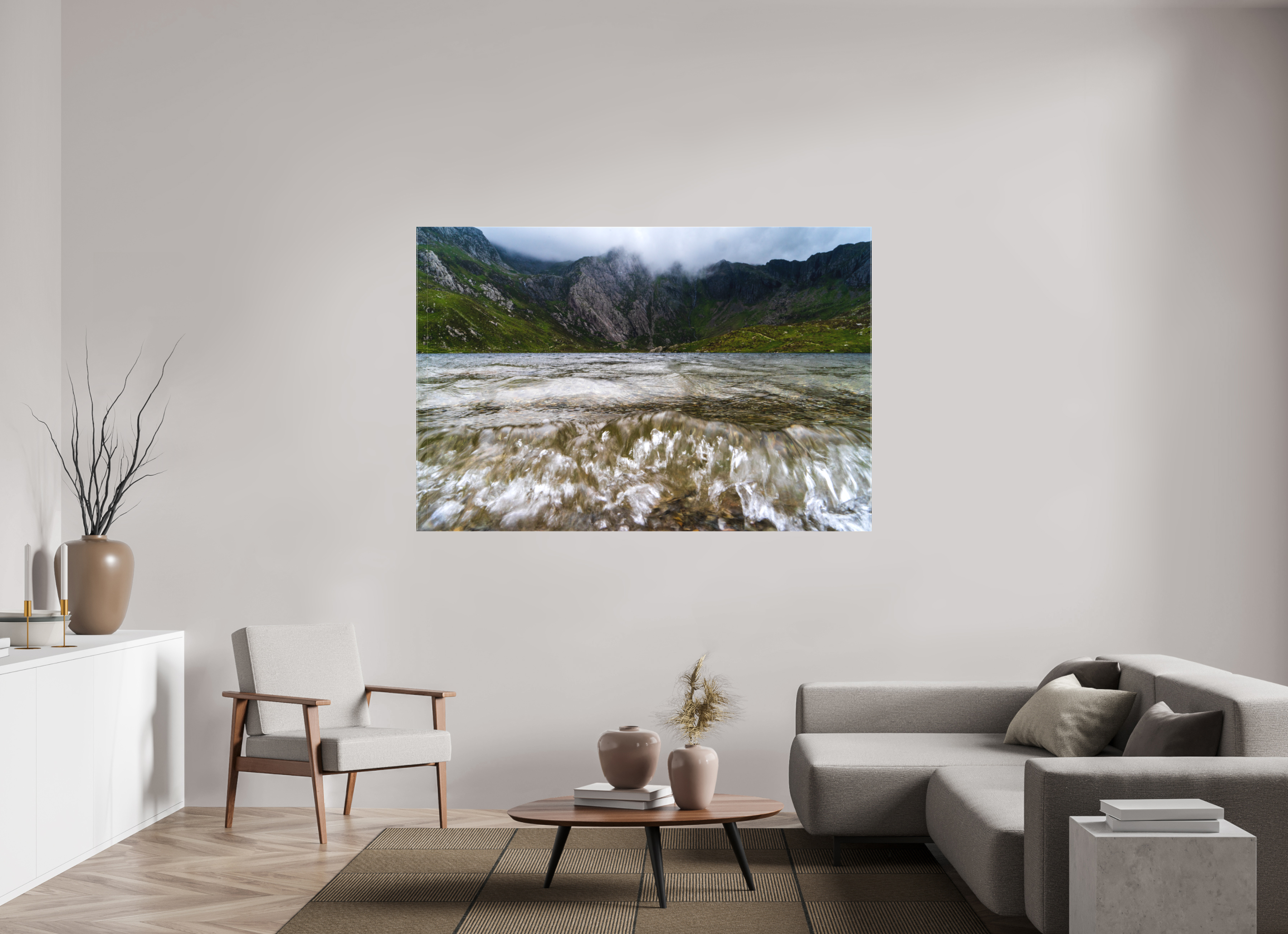 180 x 120 cm, landscape canvas Y Garn | Glyderau