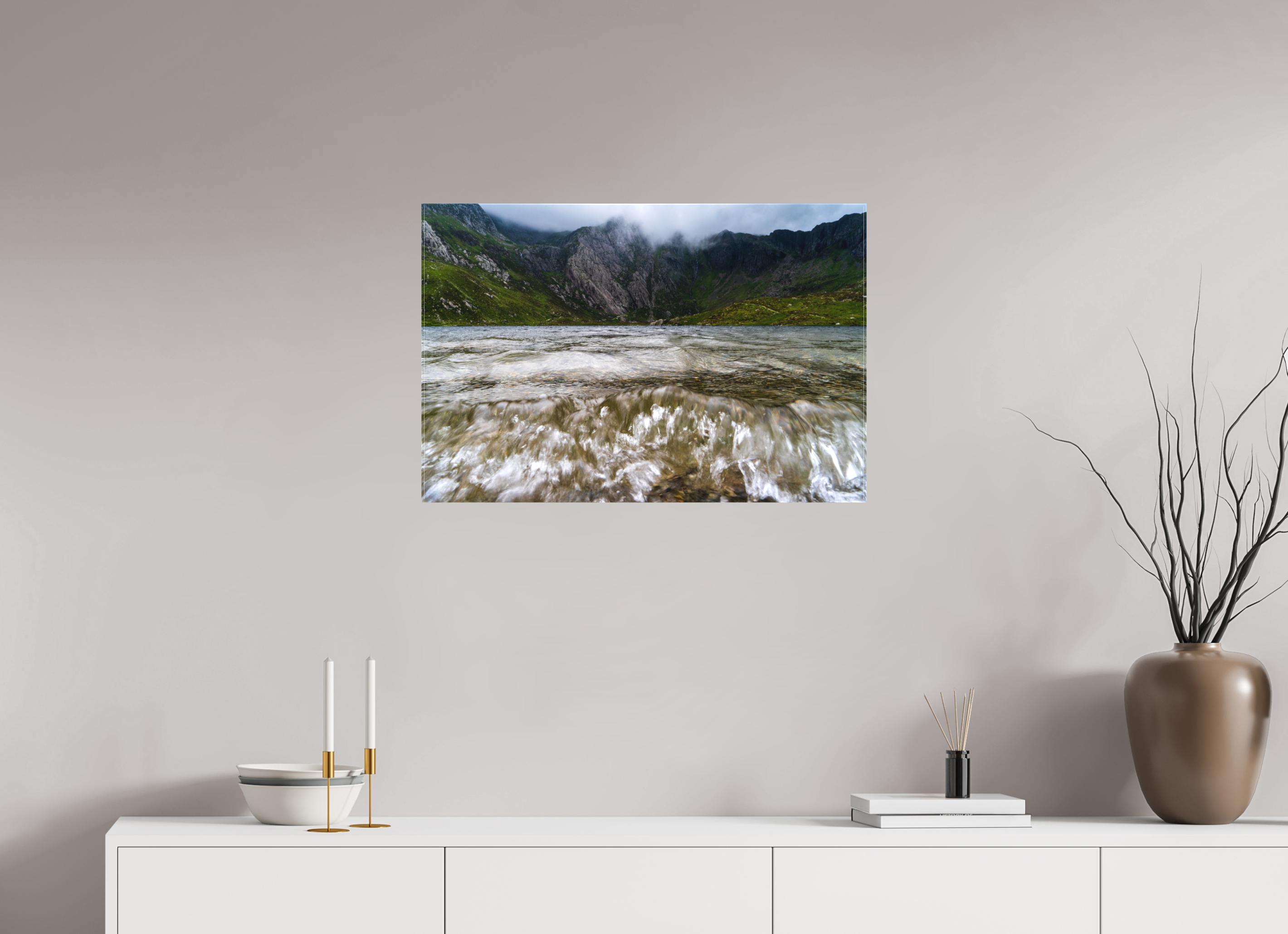 75 x 50 cm, landscape canvas Y Garn | Glyderau
